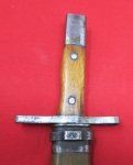Japanese WWII Late Type 30 Bayonet, Nagoya Mfg, Square Pommel