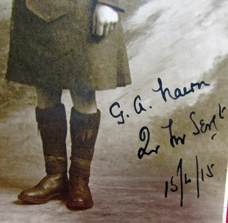  British WWI Black Watch RPC, Identified 1918 — image 3