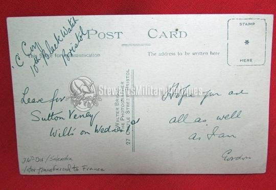  British WWI Black Watch RPC, Identified 1918 — image 5