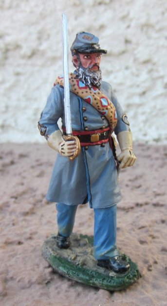  King & Country, CW014, Confederate Officer Marching, Retired, Boxed — image 2