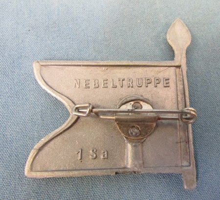  German WWII Smoke Troops Flag Tinnie — image 3