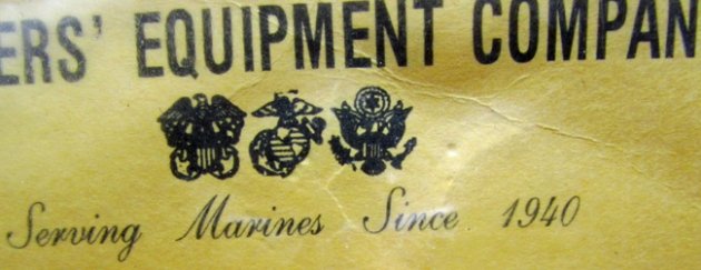  US Post WWII, PX USMC Dog Tag Chain and Cover Set, Never Used — image 4