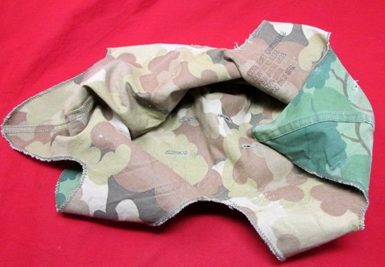  US Vietnam War Mitchell Pattern Camouflage Helmet Cover, Contract 8133 — image 4