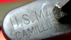 US Korean War, USM4 Carbine Bayonet,  Camillus Mfg, Very Clean — image 5