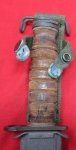 US Korean War, USM4 Carbine Bayonet, Camillus Mfg, Very Clean