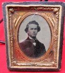 US Civil War 1/9 Plate Ambrotype, Patriotic Matt, The Union …