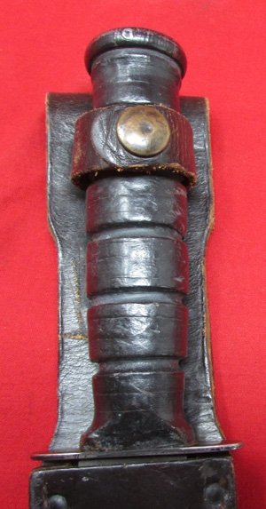  US Vietnam War Era, Camillus, Kabar Style Utility Knife & Sheath — image 3