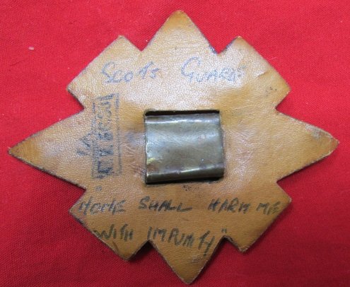  British WWII Era Scots Guards Harness Badge — image 2