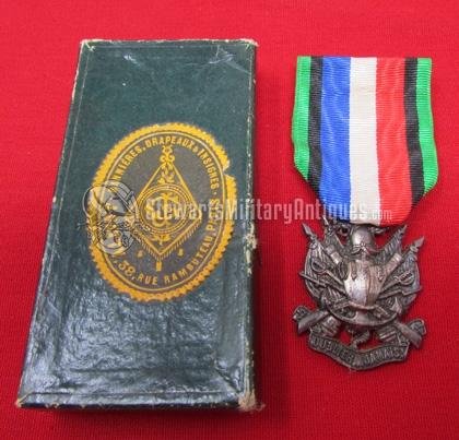  French Franco Prussian War Veterans Assocition Original Box, & Document & ID Card — image 7
