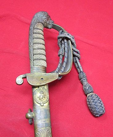  British WWI Era, M1827 Royal Navy Sword, Royal Naval Outfitters, Ca.1904 — image 14