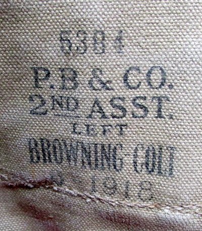  US WWI BAR 2nd Assistant Gunner Magazine Belt, 1918 — image 3