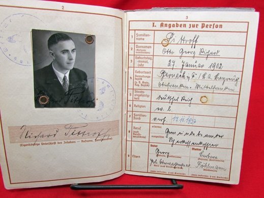  German WWII Army Wehrpass & Photos, Atlantik Kuste 1944 — image 6