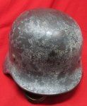 German WWII Luftwaffe M1940 Steel Helmet, ET66