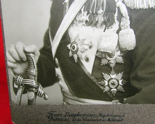  German Imperial Era Cabinet Card, Leopold IV, Prince of Lippe, — image 4