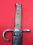 Japanese WWII Type 30 Bayonet & Scabbard, Kokura Hourglass