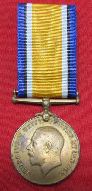  British WWI Bronze War Medal, African Carrier Unit — image 2