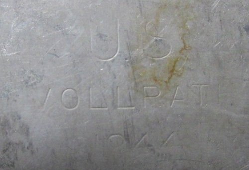  US WWII USMC 2nd Pattern Cross-Flap Canteen Cover, Steel Canteen & Cup, 4th MarDiv, 4th Eng.Bn. — image 6