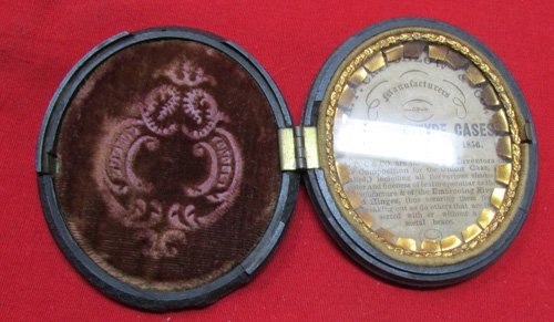  US Pre Civil War Union Oval Daguerreotype Case — image 3