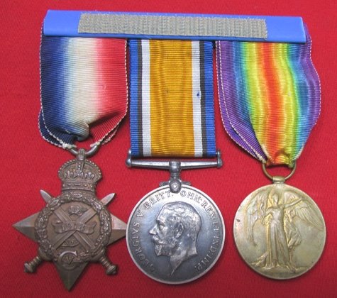  British WWI Medal Trio, G. Ludvigsen, Nelson Battalion, Royal Navy — image 2