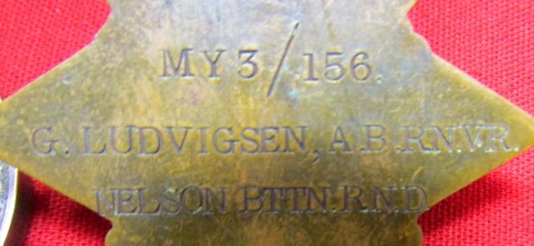  British WWI Medal Trio, G. Ludvigsen, Nelson Battalion, Royal Navy — image 4