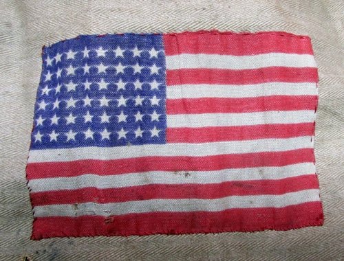  US WWI Personal Effects Bag, 48 Star Flag, Ditty Bag — image 4