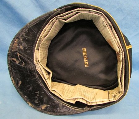  Japanese WWII Army Warrant Officer Dress Visor Hat — image 5