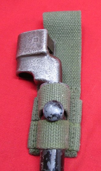  British WWII No 4 MkII P.S.K. Spike Bayonet & Metal Scabbard — image 3