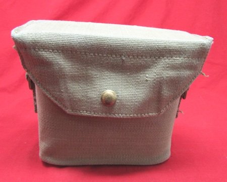  British WWII Canvas Binocular Pouch, Canadian Manufacture 1943 — image 2