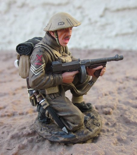  King & Country, FOB030, British Tommy Gunner, Retired — image 2