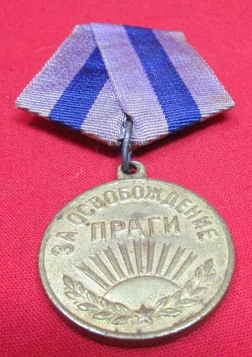  Soviet WWII Campaign Medal, Liberation of Prague — image 2