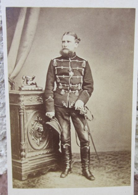  German Franco-Prussian War CDV, Iron Cross Recipient, Identified, von Alvensleben, Dated 1872 — image 2