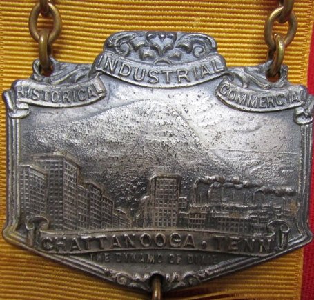  US Post Civil War, GAR 47th National Encampment Badge, Chattanooga Tn 1913 — image 3