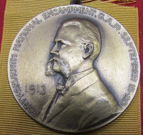  US Post Civil War, GAR 47th National Encampment Badge, Chattanooga Tn 1913 — image 4