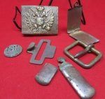 Austrian WWI, Enlisted Buckle & Insignia Lot