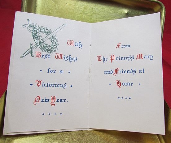  British WWI, Princess Mary Tin, Christmas 1914, Greeting Card Identified — image 5