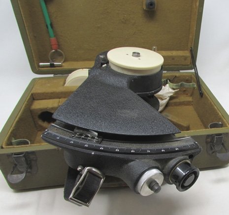  US WWII USAAF Cased Sextant, Bubble Type A-12 Link Aviation Devices Inc. — image 8