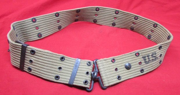  US WWII M1936 Pistol Belt, R.M.Co.1942, Very Clean — image 2