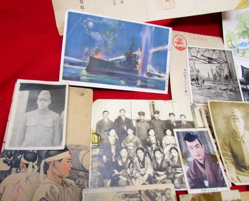  Japanese WWII Photo, Paper, Insignia Grouping, 30 Pieces — image 7
