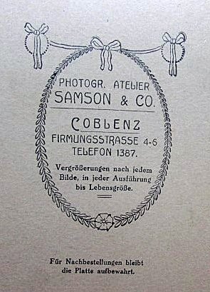  German Imperial Era Card Mounted Photo, Telegraph Battalion Nr 1 — image 4