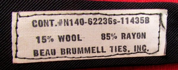  US WWII WAVES Tie, Beau Brummell Ties Inc. — image 3