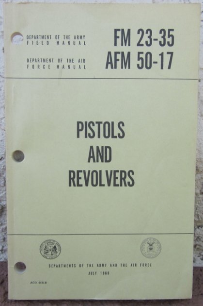  US Vietnam War Era Manual, FM 23-35, Pistols & Revolvers, 1960 — image 2