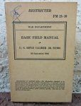 US WWII Manual, FM 23-10, US Rifle Caliber .30, M1903, …