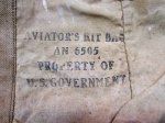 US WWII Aviator Kit Bag, Khaki Canvas