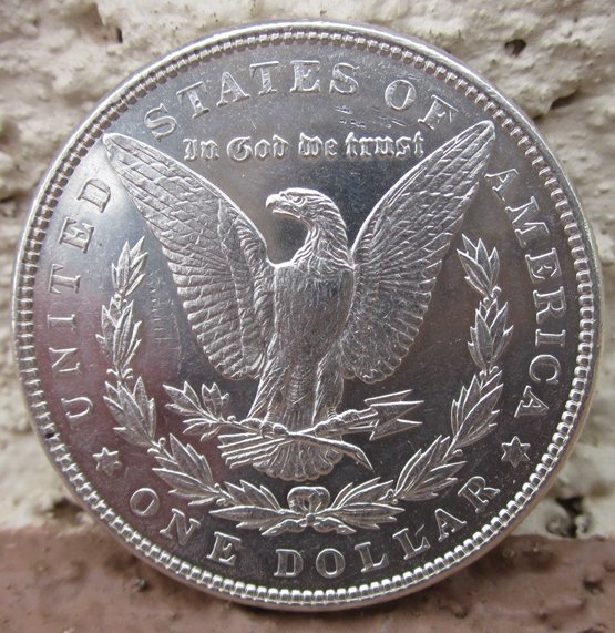  US Silver Coin, Morgan Dollar, 1886, Philadelphia Mint — image 3