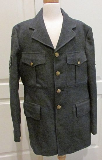  Canadian WWII RCAF NCO Four Pocket Coat, 1942 — image 2