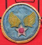US WWII USAAF Theater Made Leather SSI