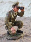 King & Country, FOB024, British Officer Kneeling, Retired