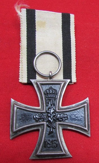  German WWI Iron Cross 2nd Class, KO Maker, Non Combatant Ribbon — image 3