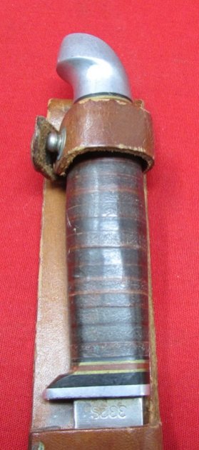  US Post WWII Era Kinfolks Hunting Knife & Sheath, Model 332S — image 3