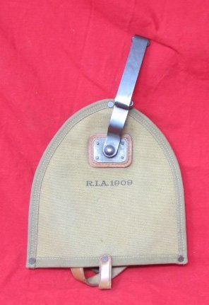  US Pre WWI 1907 Pattern, T-Handle Shovel Cover, Krag Style Carrier, RIA 1909 — image 2